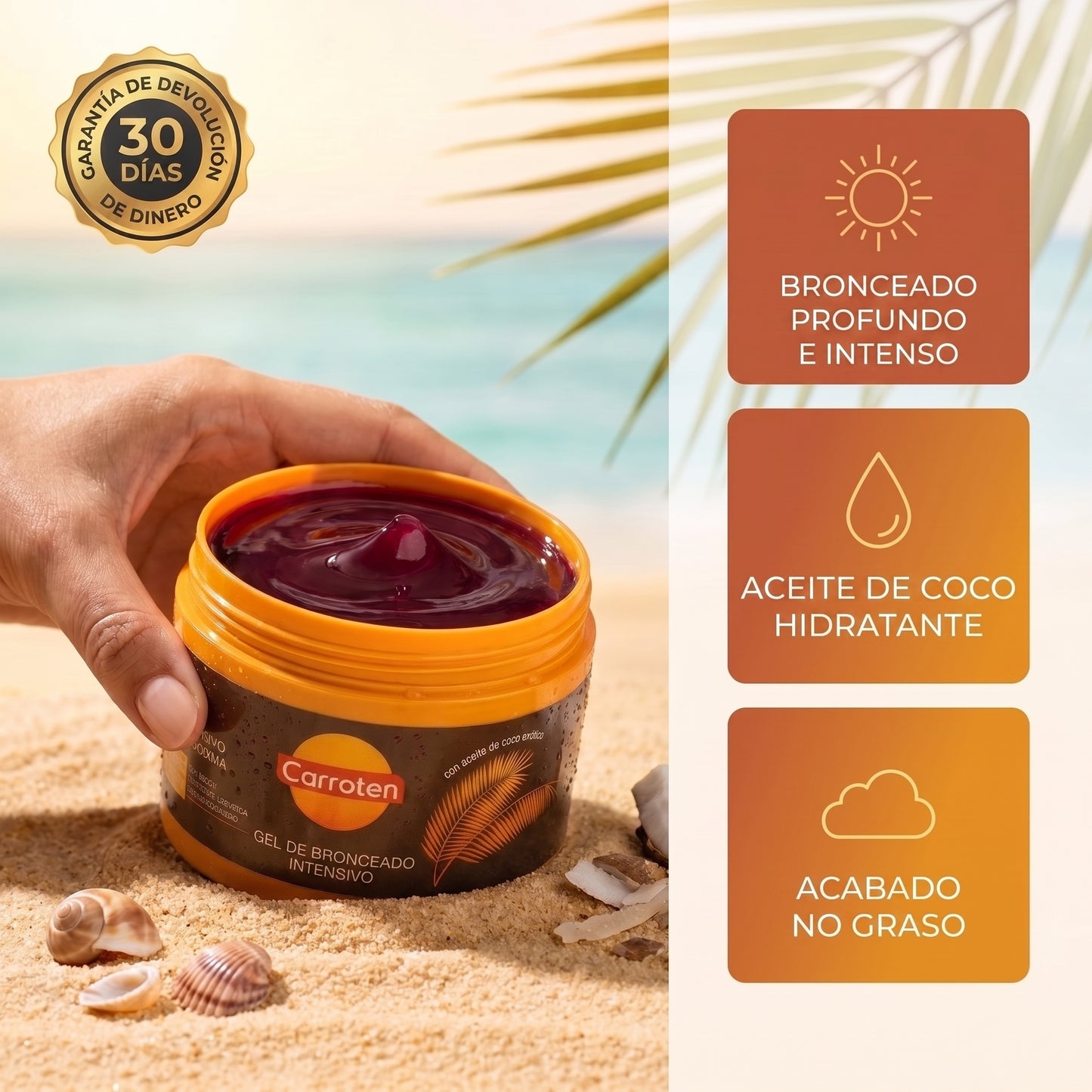 Solara™ Crema bronceadora